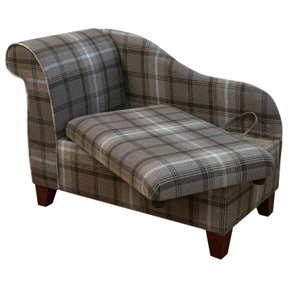41" Storage Chaise Longue in a Sophie Check...