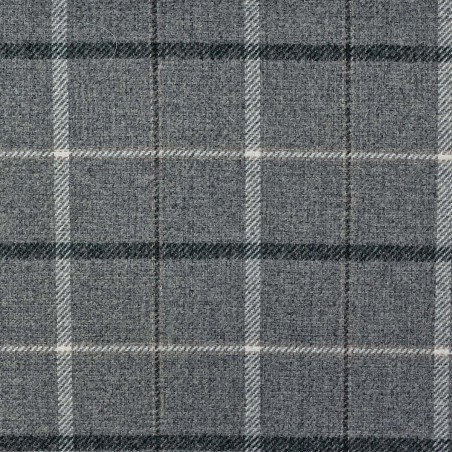 Sophie Tartan Zinc Fabric