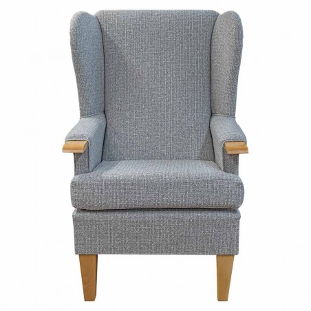 Orthopaedic Armchair in Grey Weave Fabric