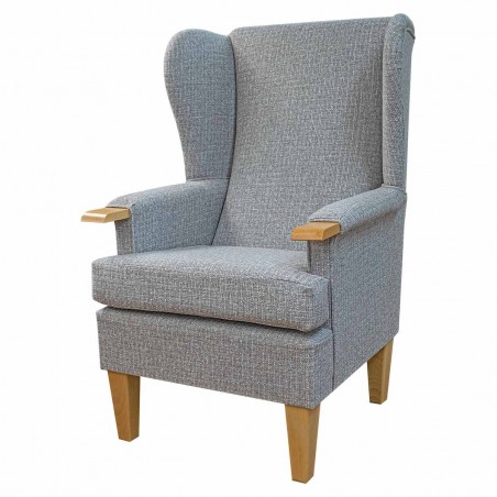 Orthopaedic Armchair in Grey Fabric