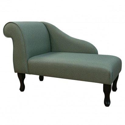 Chair Seat Beaumont Fabrics 41 Small Classic Chaise Longue Carnaby Flame Fabric Left Facing With Queen Anne Legs 