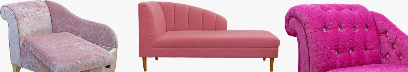 Pink Chaise Longues