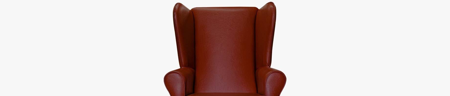 Faux Leather Wingback Chairs for Sale | Handmade Fireside Chairs UK