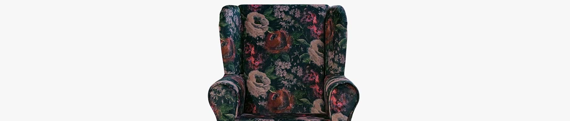 Floral Wingback Chairs