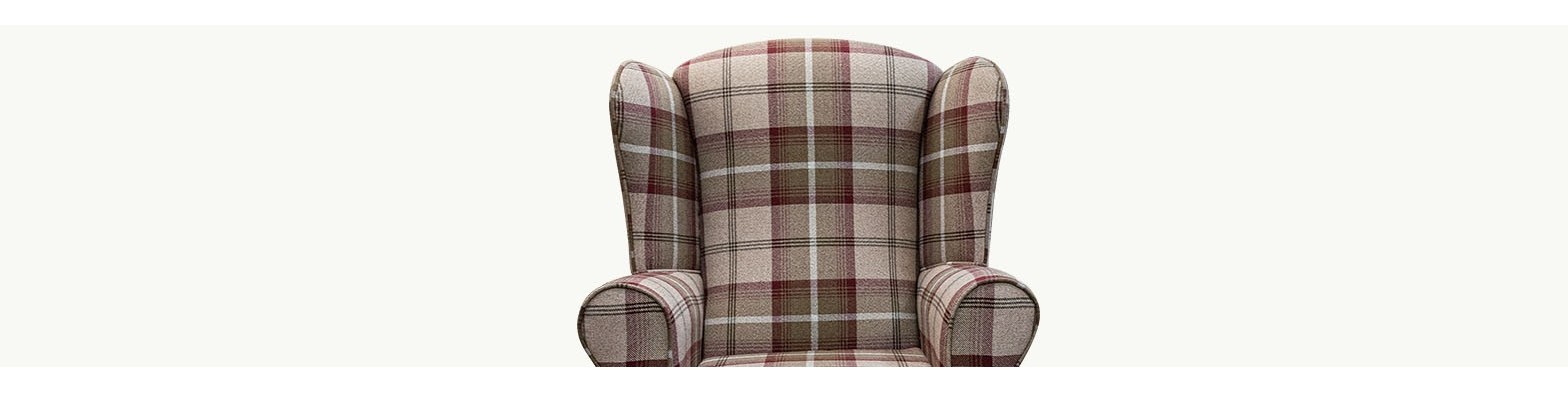 Tartan & Plaid Wingback Armchairs